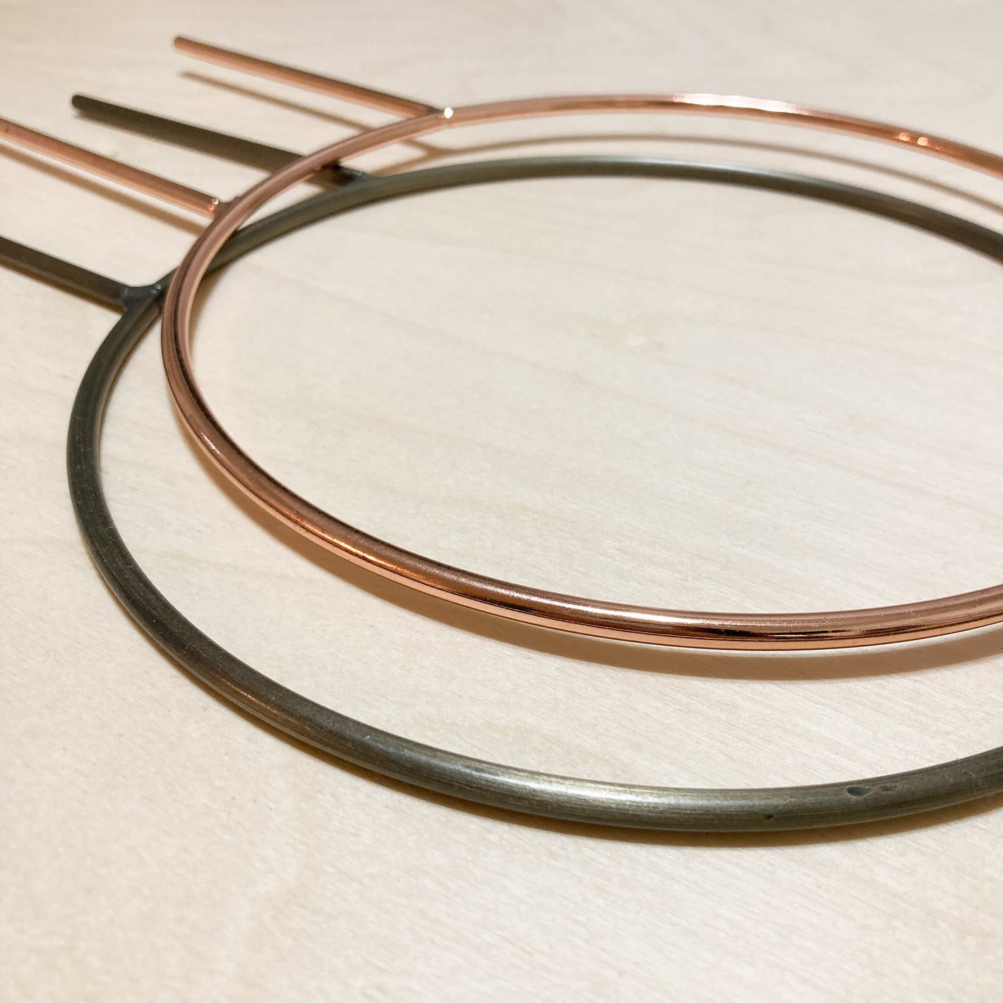 PistachioPrototypes - metal plated houseplant trellis
