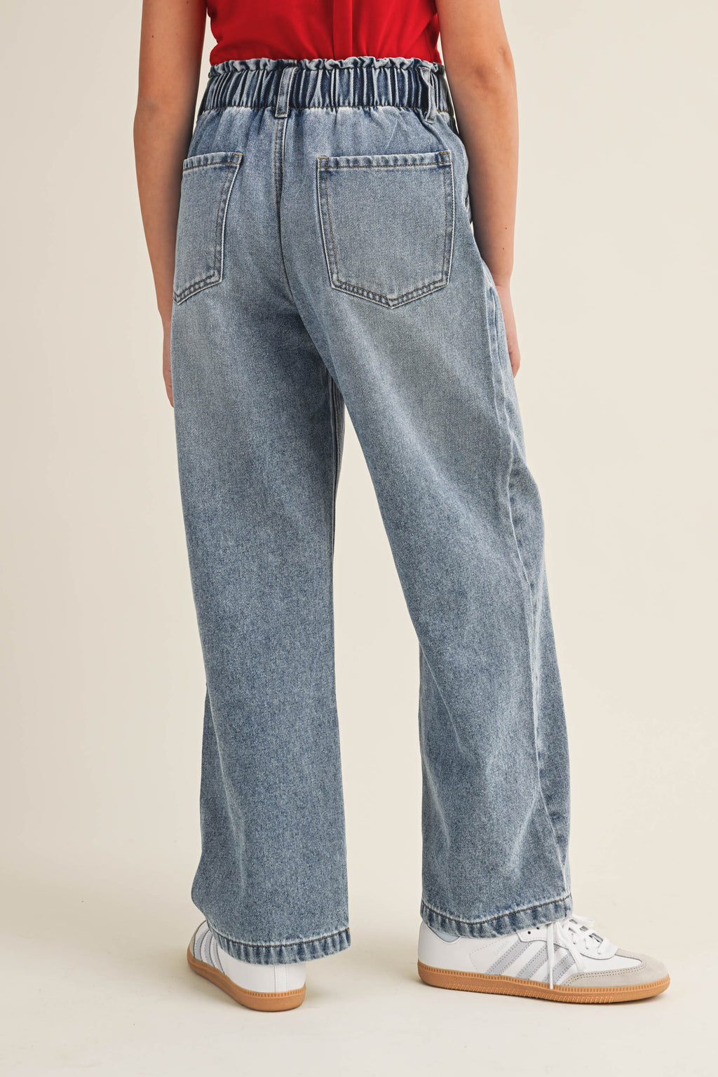 Wide Leg Jeans // medium wash