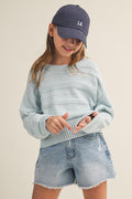 Everyday Cotton Sweater // light blue