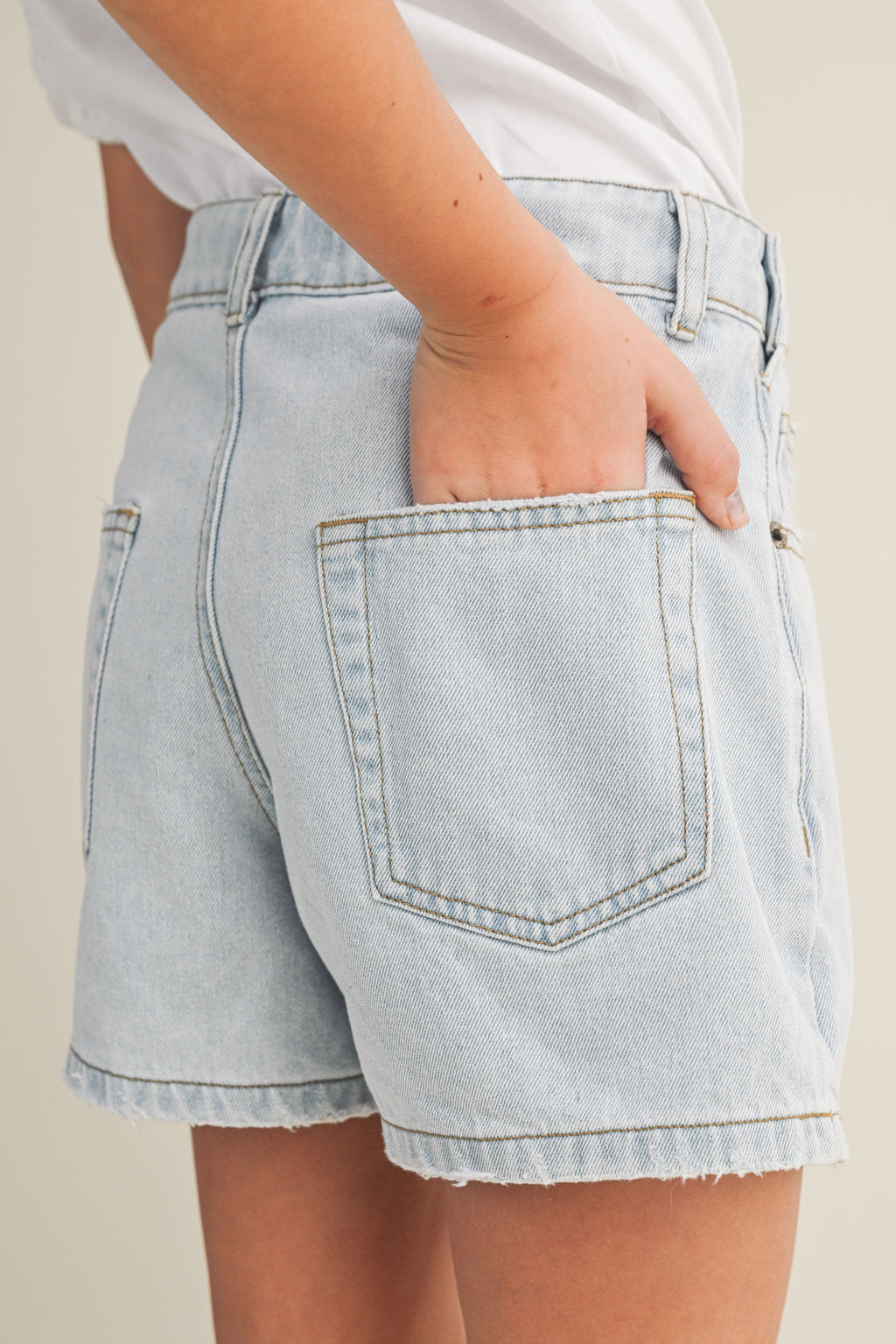 Denim Skort // light wash