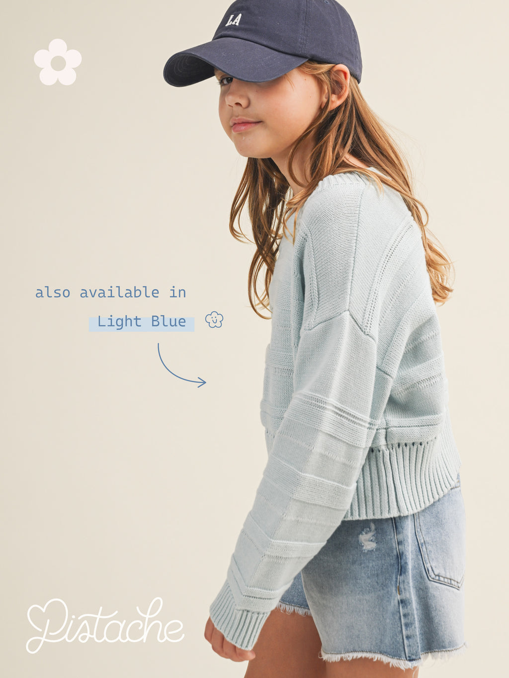 Everyday Cotton Sweater // light pink