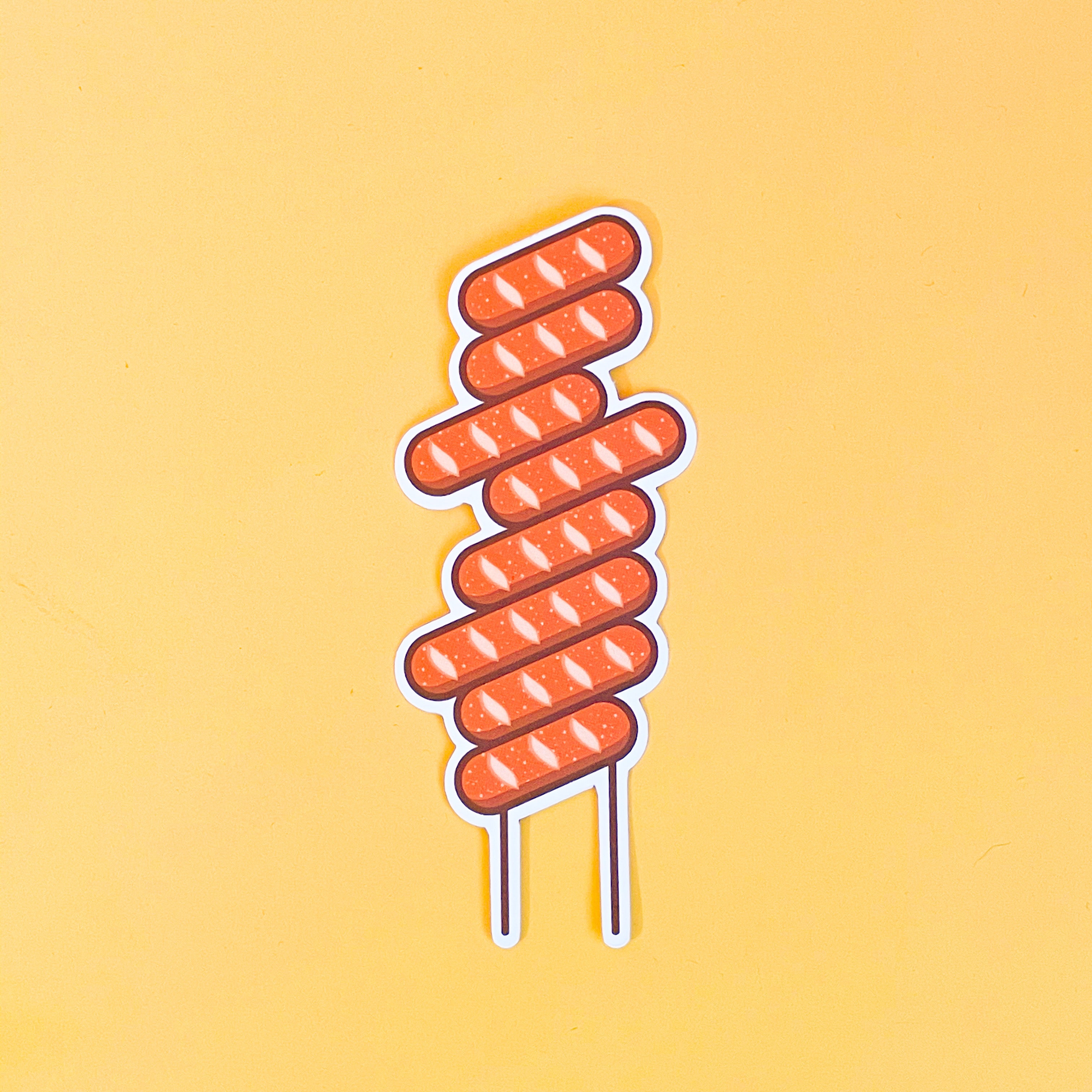 Floating Baguettes Sticker