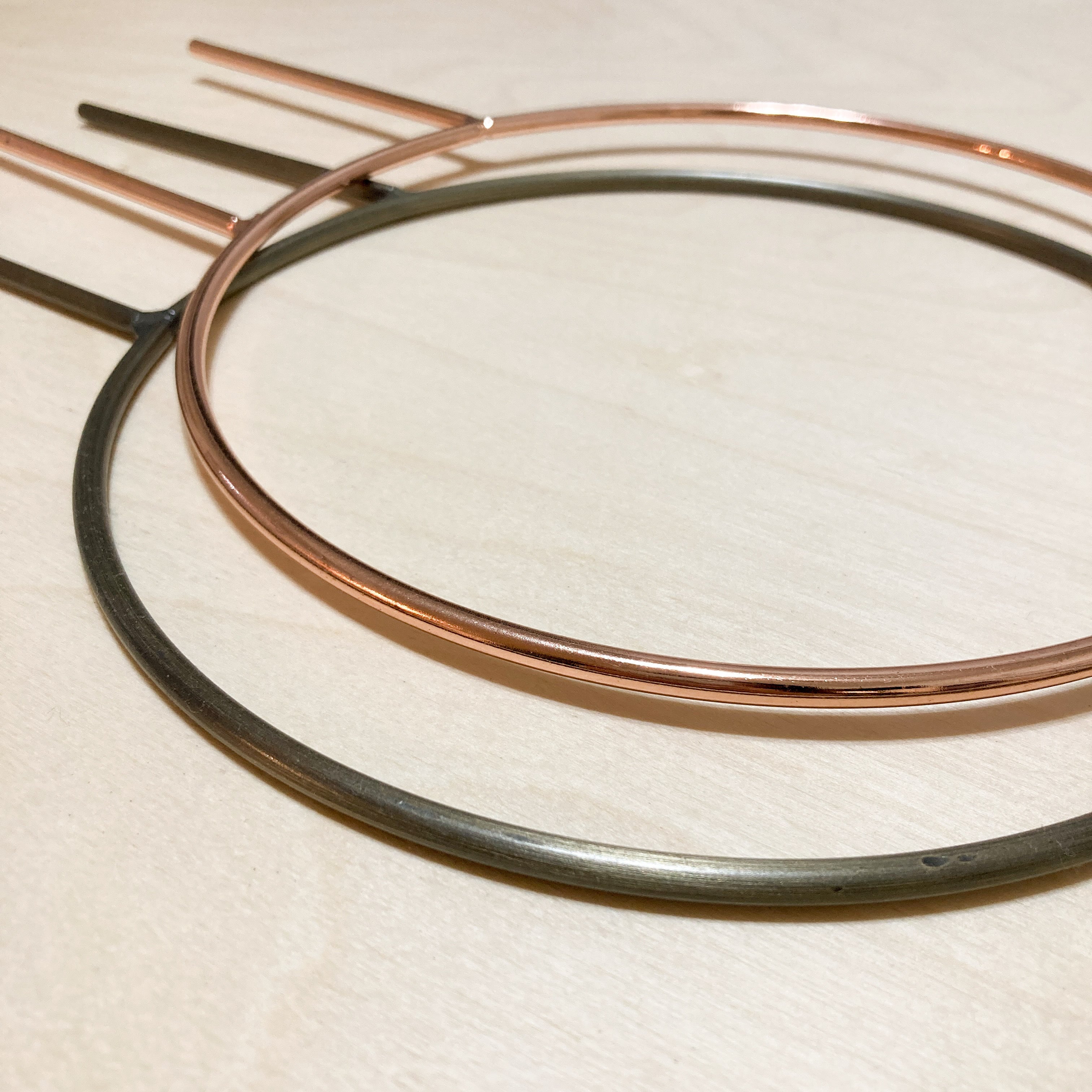 PistachioPrototypes - metal plated houseplant trellis