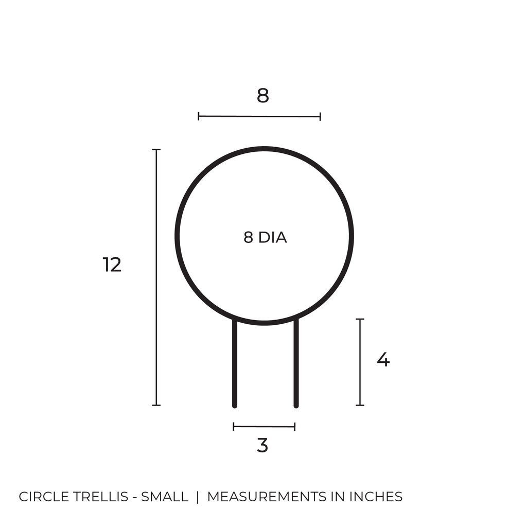 Circle - houseplant trellis